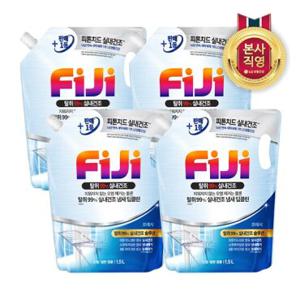 [빠른배송] 피지 탈취99 실내건조 냄새제거 액체세제 프레시 1.5Lx4개