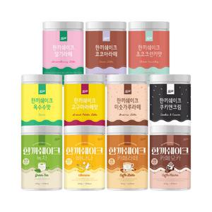 한끼쉐이크 단백질쉐이크 500g 10가지 맛 골라담기_다이어트 프로틴쉐이크 식사대용 단백질 대용량