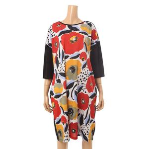 [몬테밀라노]큰꽃 프린트 원피스 MK106O2102