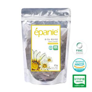 에빠니 유기농 허브티 캐모마일차 30티백 1.5g 삼각티백
