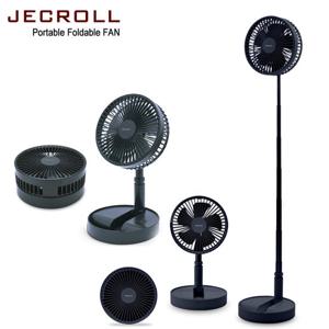 제크롤 BLDC 강력모터 접이식 무선 휴대용 미니 소형 선풍기 JK-F720N 네이비 탁상용 스탠드