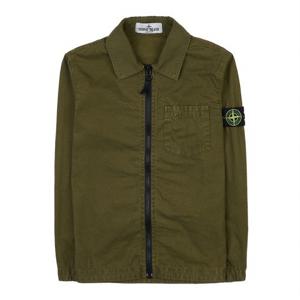 [스톤아일랜드 키즈] 남아 와펜 패치 집업 셔츠 자켓 791610102