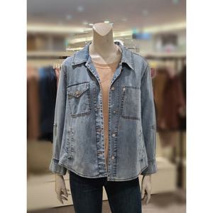 [트리아나][트리아나] 소고 소매롤업 데님자켓AK1GA10 (P0033481