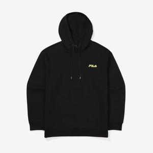 [휠라][FILA] 그래픽 면혼방스트레치 후드티 (FS2POF3204M_BLK)