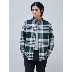 [빈폴멘] 브러쉬드 빅체크 셔츠 그린 (BC4964C34M)
