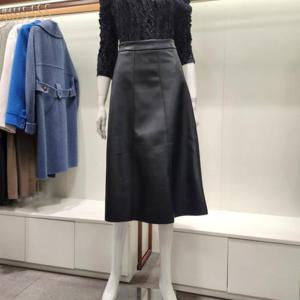 수스 HC04 레자 플레어 스커트 S244BSKA57