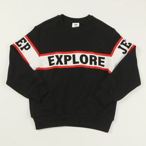 [지프키즈]지프 EXPLORE 라인배색 맨투맨 KP3TSU865