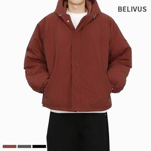 빌리버스 남성 패딩 후드 겨울 캐주얼 투웨이 점퍼 BRAT088