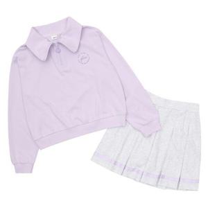 [에스핏]와이드 카라 세트 상하복 - 라벤더 (SJY509FKTR07)_CJ