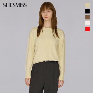 [쉬즈미스] 베이직 라운드 니트_SSKPOO42540