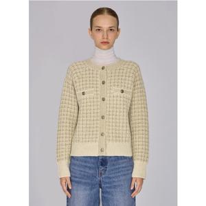 [쉬즈미스]글리터 트위드 니트 가디건 (SSKCDO41010)