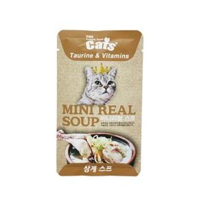 더캣츠 미니리얼 파우치 삼계 스프 40g