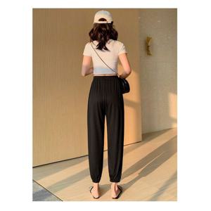 여자 여름 밴딩 시원한 아이스 조거팬츠 쿨 팬츠