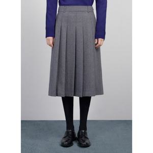 시스티나 여성 플리츠 미디 스커트 55 AWWSKO41040,시스티나
