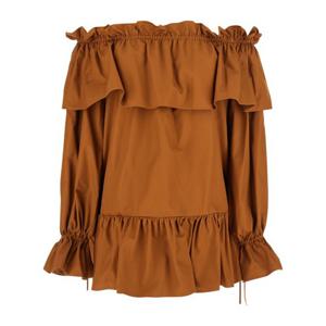 생로랑 베어 숄더 러플 원피스 820312 Y3A992498