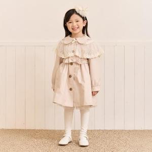 치크 HC04 레이스 케이프 트렌치 코트 CKJA2511G