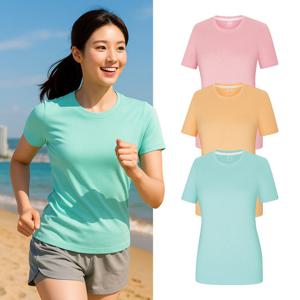 콜핑 여성 시원한 조직감 등산 반팔 라운드 티셔츠 GS