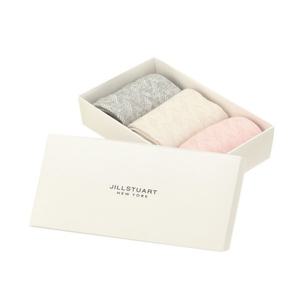 [질스튜어트] 로젤라 패턴 여성 면혼방 중목양말 3종세트 JASS4E310G1