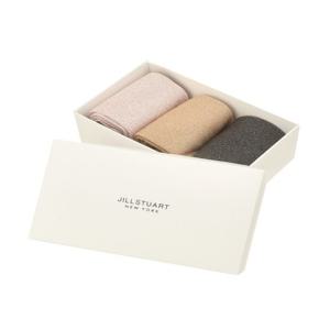 [질스튜어트] 여성 글리터 중목양말3종세트 JASS3F400BK