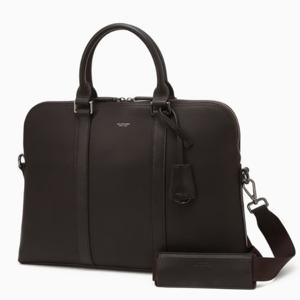 [질스튜어트] 브라운 소가죽 브리프케이스 서류가방 JUBA5E701W2