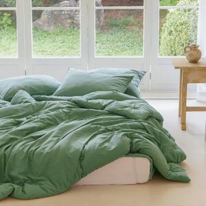 [아이르 프리미엄]디어나잇 가든그린 60수 고밀도 차렵이불+베개 슈퍼싱글SS