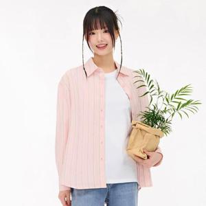 체이스컬트 동백01 여성 스트라이프 셔츠 EARG5462B0P