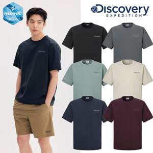 디스커버리 (DXRS87053) 2025 S S 남여공용 프레시벤트 우븐 반팔티셔츠