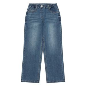 [에스핏]브러시 포인트 와이드 데님 팬츠 - 블루 (SJZ101MJPT42)