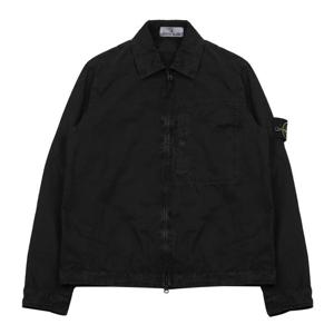 라프리마 스톤아일랜드 콤파스 로고 패치 코튼 셔츠 자켓 K1S151200032-S00WN-V0129