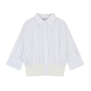 [코데즈컴바인]밑단 니트 7부소매 블라우스 (CJB-BL501W4)