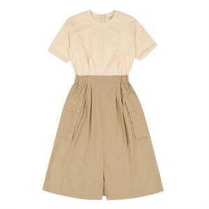 [코데즈컴바인]다이마루 상의 배색원피스 (CJB-OP502W4)