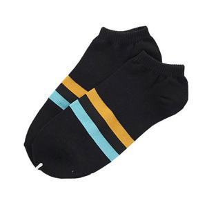 남자 삼색링글 발목양말 검정1족
