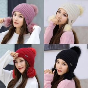 따스온 캐주얼 앙고라모자 데일리 귀달이 방울 털모자