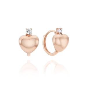 [미니골드] 엘핀 하트 링귀걸이-M ETRM4404