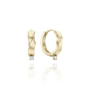 [미니골드] 엘로우 라인 링귀걸이 ETRM4389