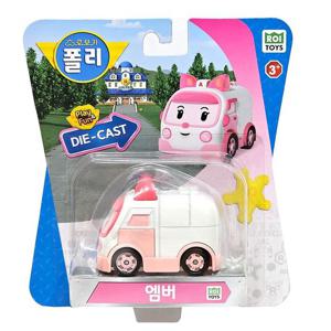 로보카폴리 꼬마 자동차 피규어 다이캐스트 엠버