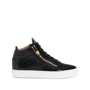 쥬세페자노티 크리스 우븐 레더 미드탑 스니커즈 RM40008001