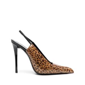 생로랑 레이븐 레오파드 프린트 펌프스 120mm 757009AACG7