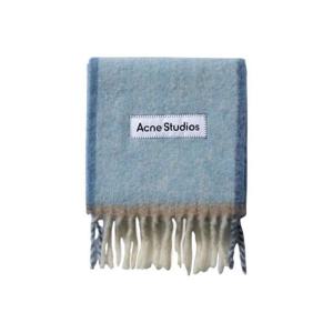아크네 스튜디오 모헤어 울 프린지 머플러 데님 블루 CA0290-AAL