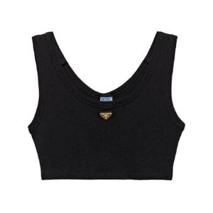 26 SS 프라다 트라이앵글 로고 탱크 탑 39546CS23110Z0 TP432034081