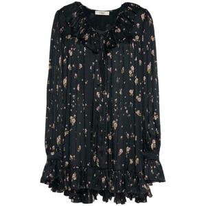 끌로에 Liberty 프린트 실크 샤르뫼즈 미니 드레스 82I-UWL040