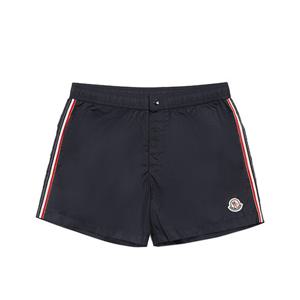 [로로모다] 몽클레어 로고 패치 남성 스윔 팬츠 / 2C00018-53326-743