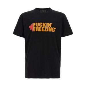 디스퀘어드2 반팔 티셔츠 S74GD1450D20020900 Black