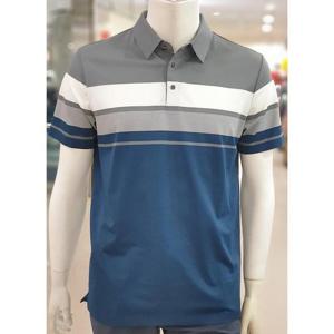 서광모드 세이브존05 네이비 배색 스판티셔츠 SHTCFMTS4217