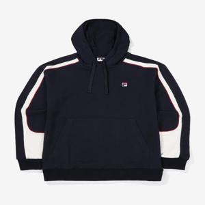 [휠라]F-박스 컬렉션 라인 배색 후드티 (FS2POF3394X_INA)