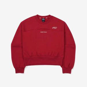 [휠라]자수 면혼방스트레치 컷아웃 맨투맨 (FS2POF3154F_PRD)