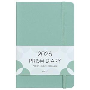 [인디고] 2026 프리즘 B6 위클리 다이어리 (날짜형, 32절, 주간) - 민트라떼