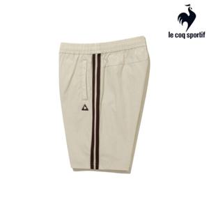 [르꼬끄] 남녀공용 유니 선데이 스트레치 타슬란 루즈핏 4부 숏팬츠 QQ323LHP81_BEG