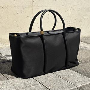 [헤지스] [25FW][아카이브H 베리백] 나일론 토트겸 [HIBA5F222BK]