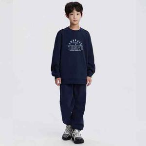 [내셔널지오그래픽키즈]K253UPB910 맨투맨 상하 SET NAVY